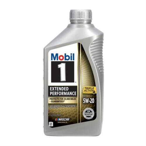 Mobil 1 Extended Performance Full Syn Oil 5W-20, 1 Qt, Case of 6