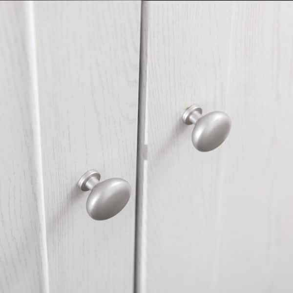 Kitchen Pantry White Freestanding Cupboard with 2-Doors, Adjustable Shelves for Living Room, Dining Room and Bedroom