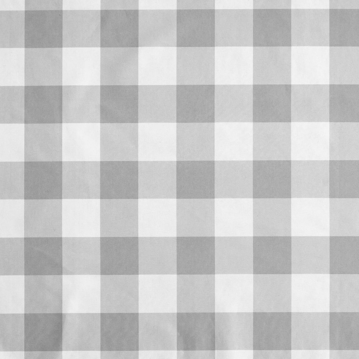 Your Zone Gingham Grey Plaid Blackout Panel Pair, 37