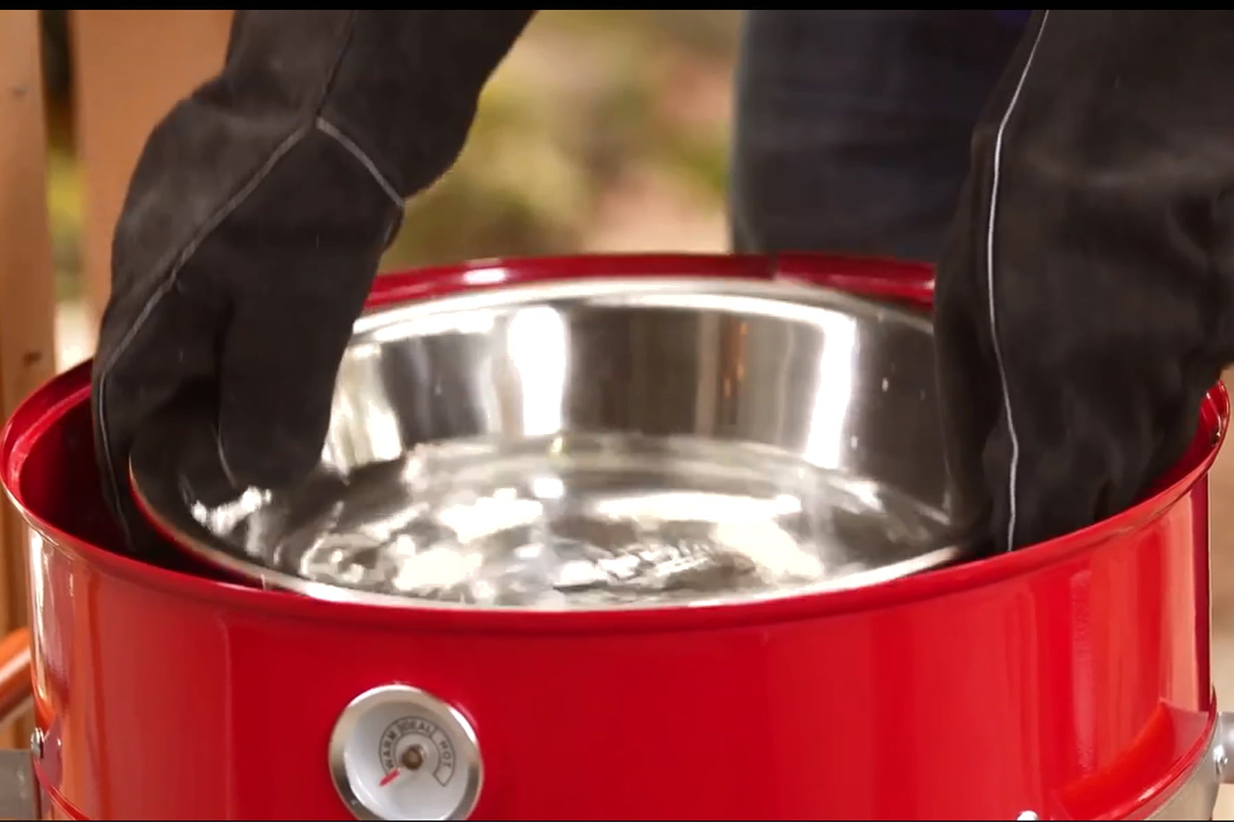 Americana 4-in-1 Electric and Charcoal Water Smoker