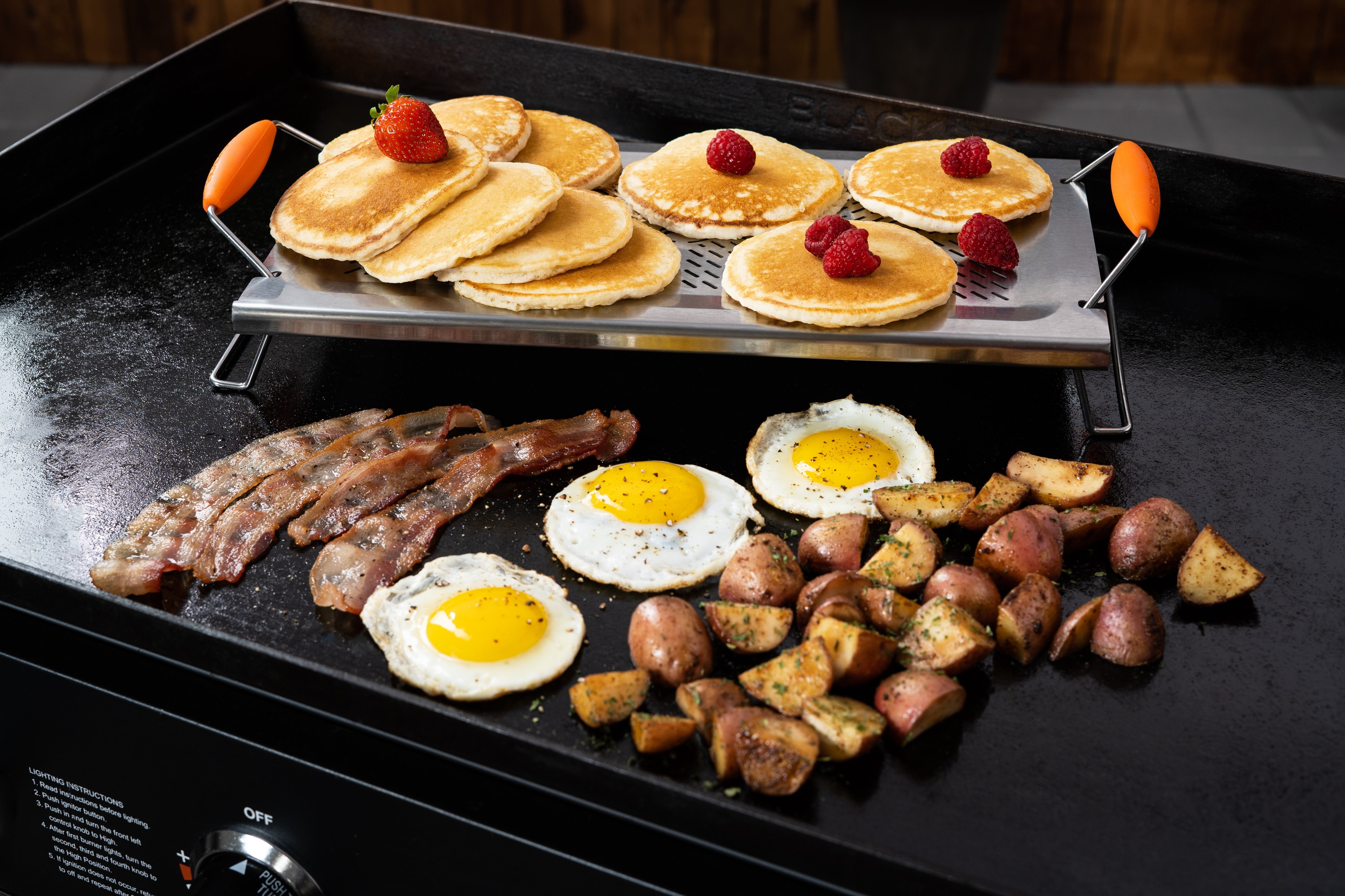 Blackstone Stainless Steel Adjustable Warming Rack