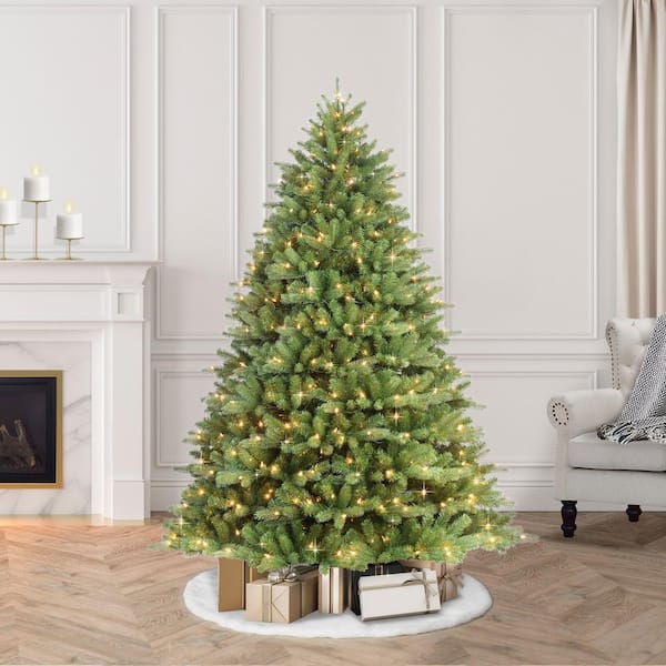 7.5 ft. Pre-Lit Douglas Fir Premier Incandescent Light Artificial Christmas Tree with 800 Sure-Lit Clear Lights