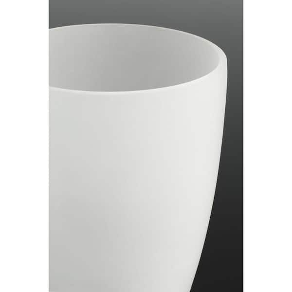 Leap Collection 23 in. 3-Light Brushed Nickel Etched Glass Modern Bathroom Vanity Light