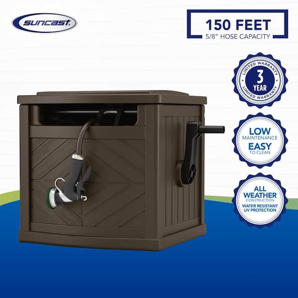 150 ft. Slide Trak Hose Hideaway - Java