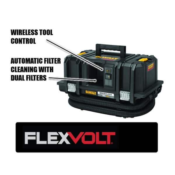 FLEXVOLT 60V Max Cordless Dust Extractor Kit (Tool Only)