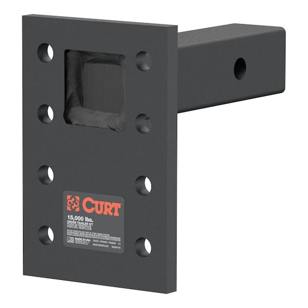 Adjustable Pintle Mount (2 in. Shank, 15,000 lbs., 7 in. High, 6 in. Long)