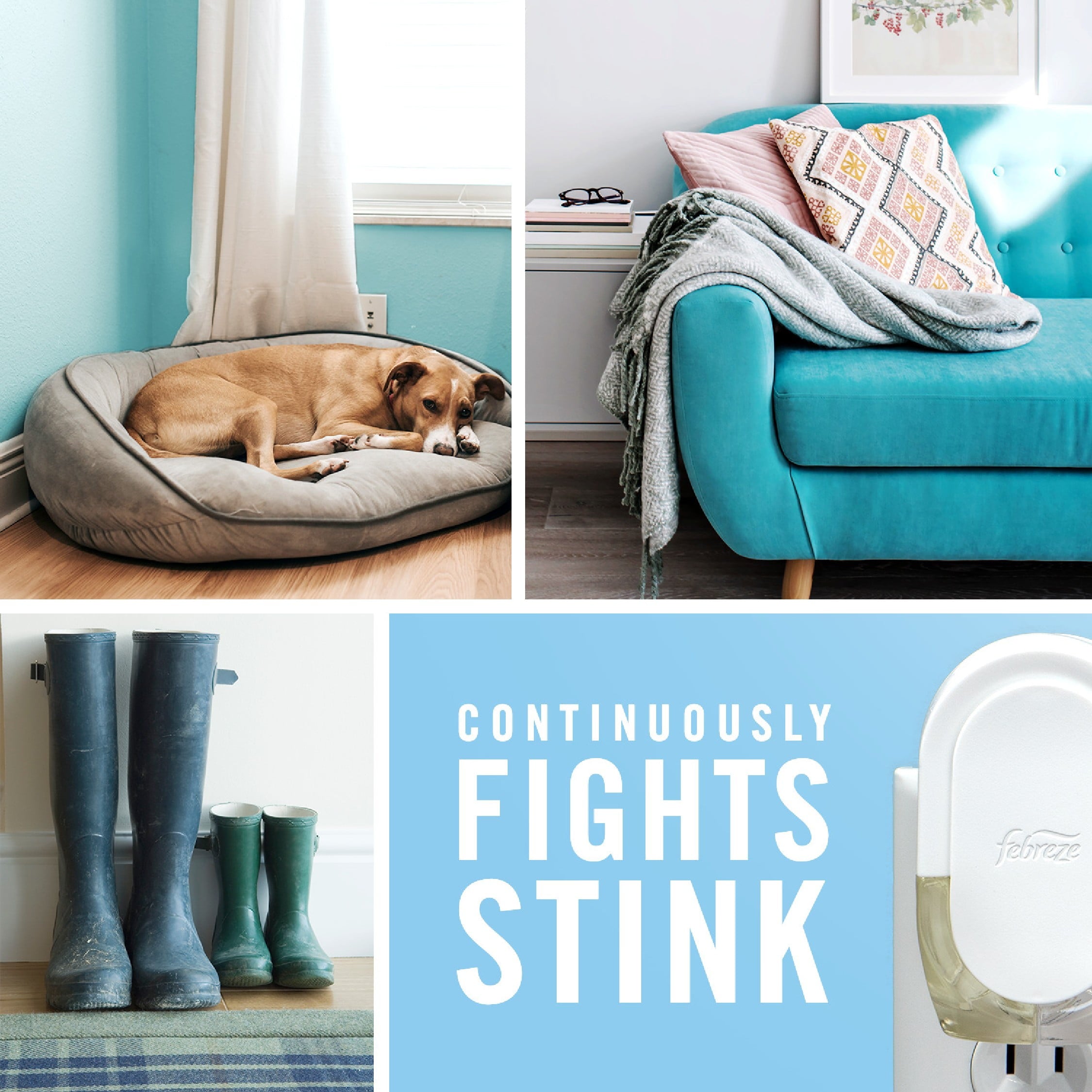 Febreze Plug Air Freshener Serene Vanilla Sunrise, (2) 0.87 oz. Oil Refills