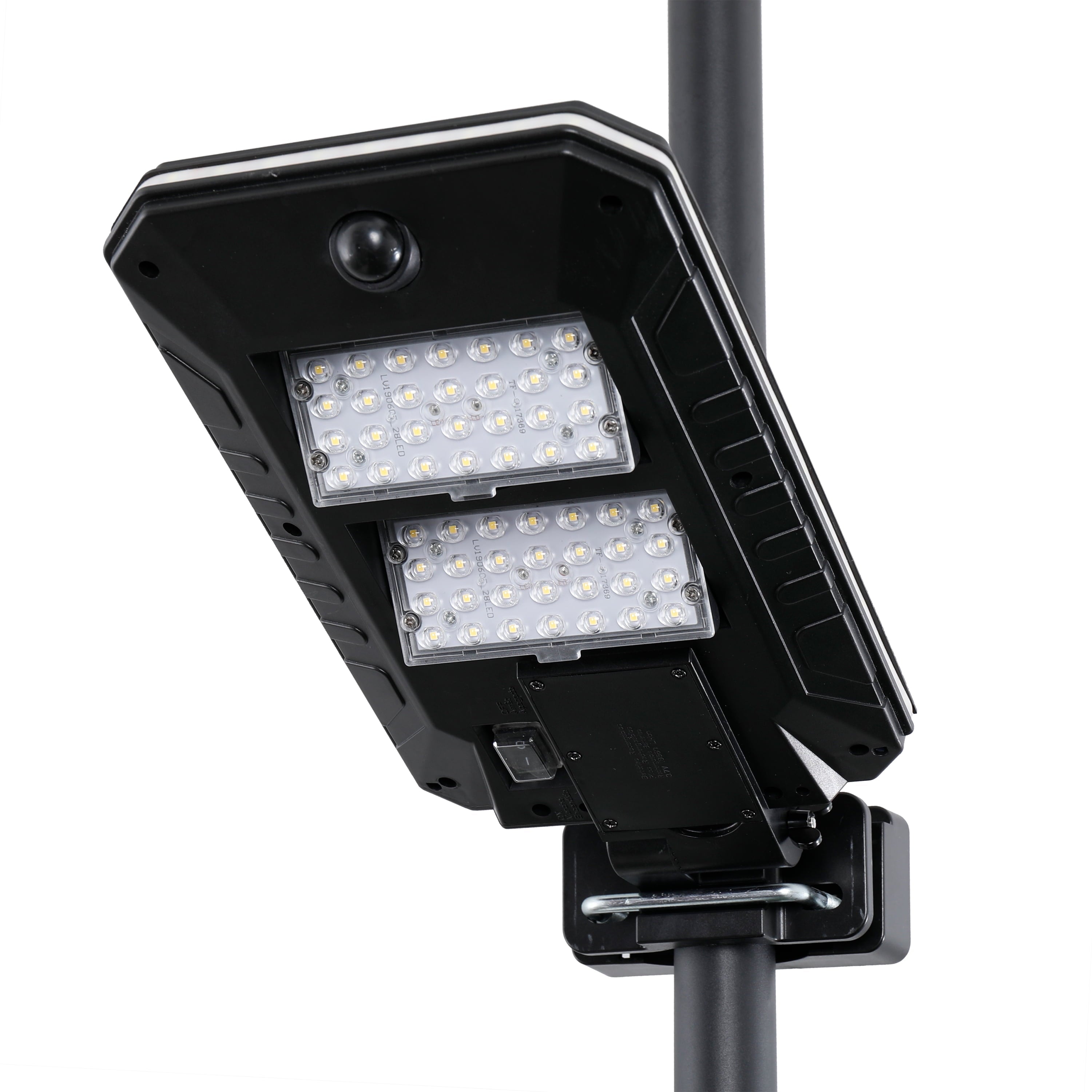 Hyper Tough 1000 Lumen LED Solar Street Light with Standby Lighting Mode Light Band