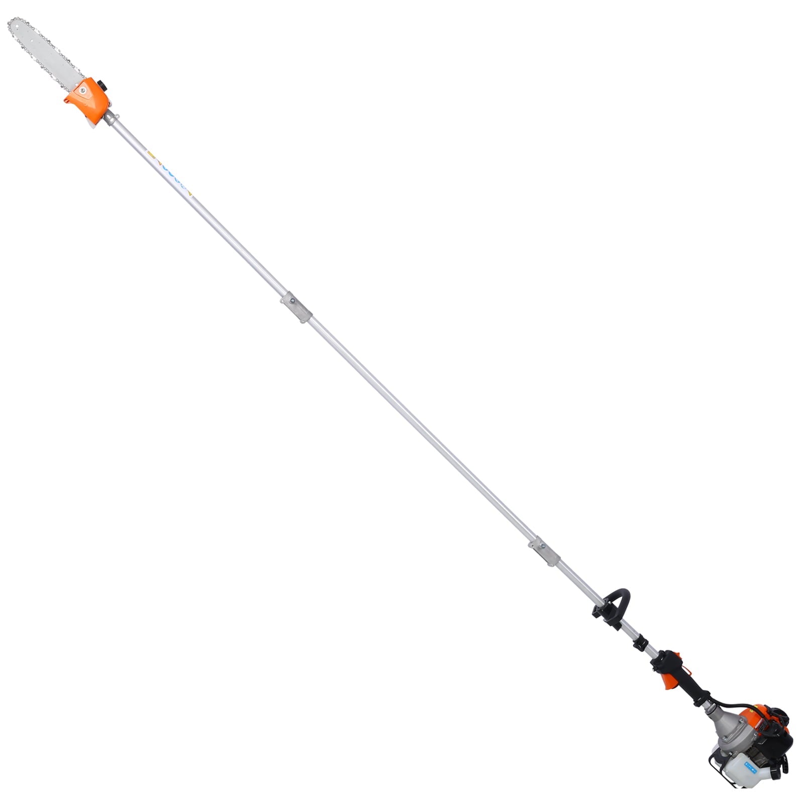 Docooler 10 in 1 Multi-Functional  Tool, 33CC 2-Cycle Garden Tool System with Gas Pole Saw, Hedge Trimmer, Grass Trimmer, and Brush  EPA Compliant