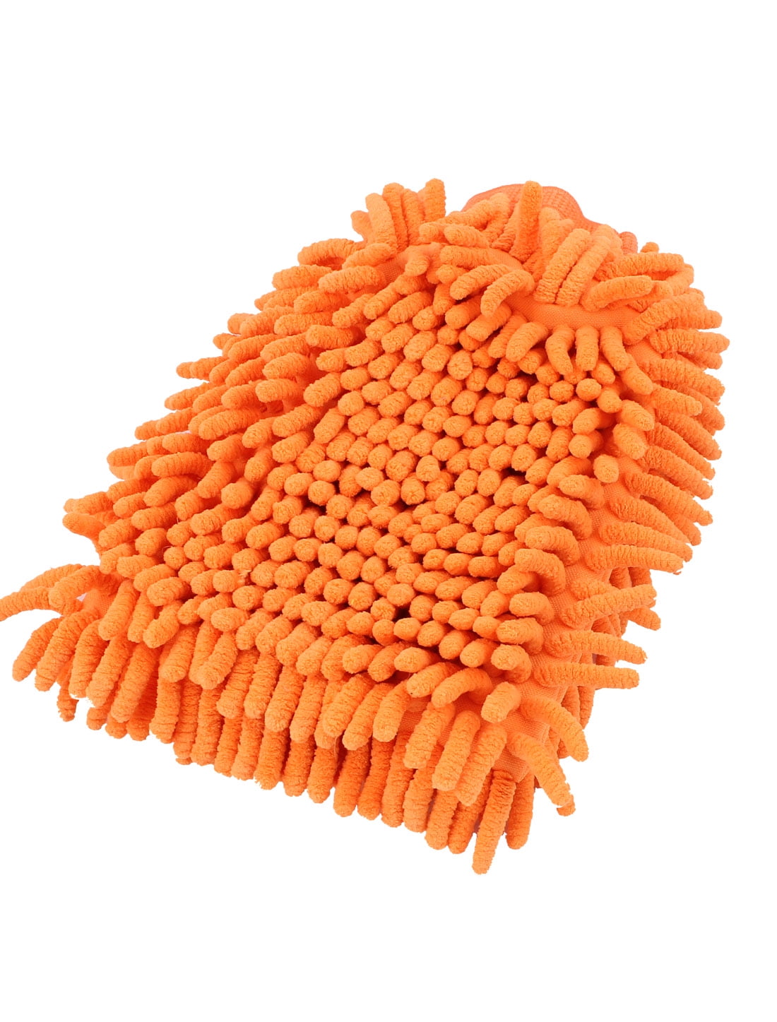Unique Bargains Premium Car Mitt Microfiber Wash Washing Cleaning Anti Scratch Glove Orange