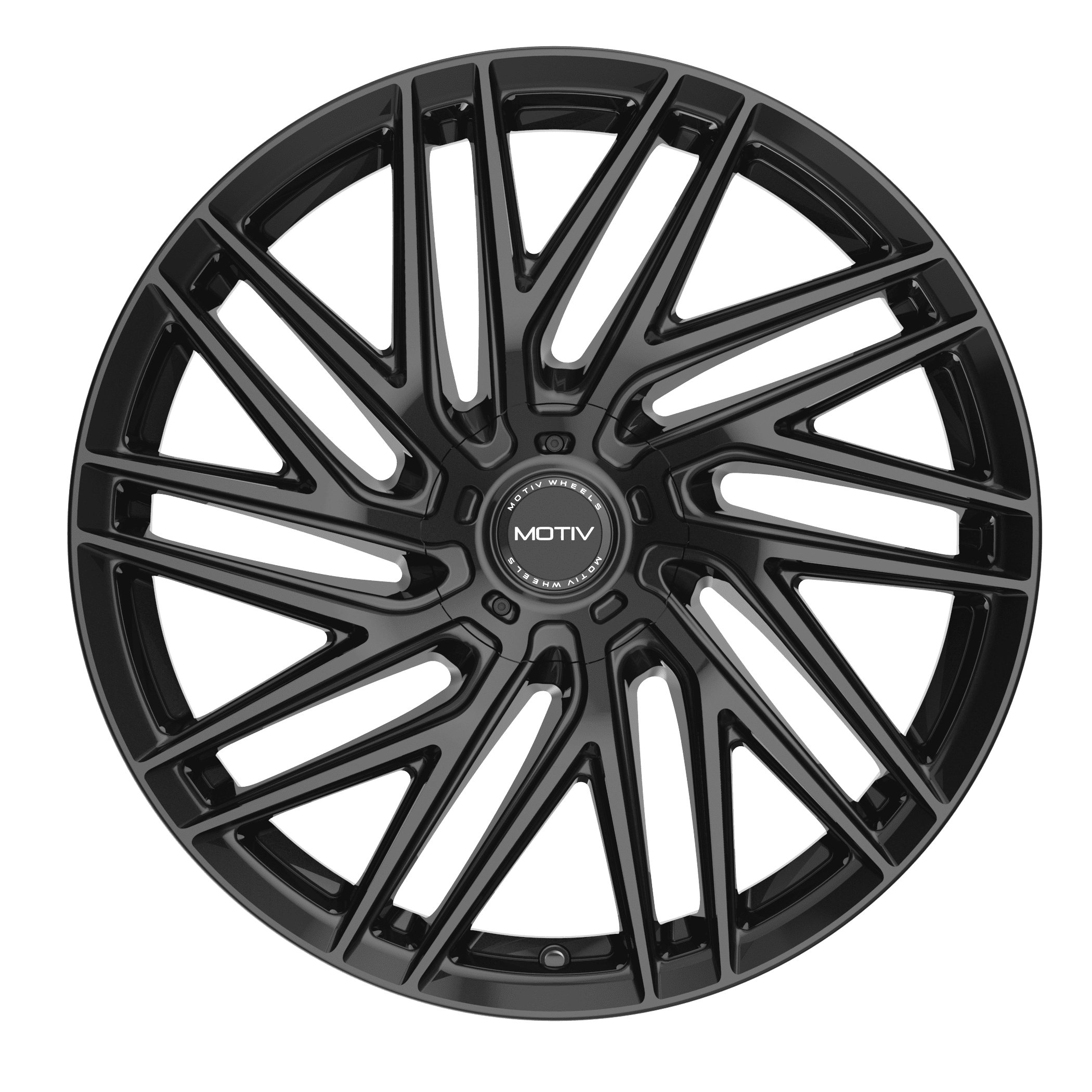 Motiv 20x8.5 5X108 429B Align Black Wheel Rim