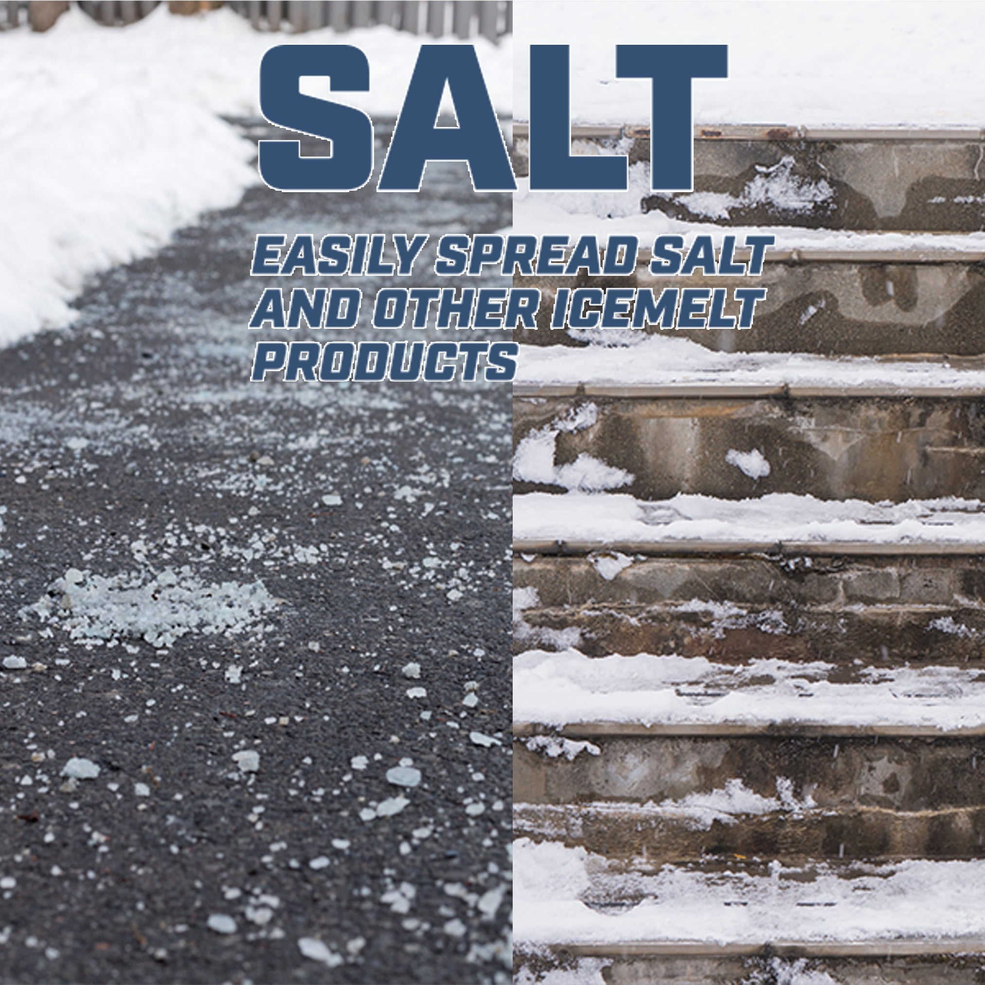 Chapin 8743A Hand Ice Melt, Salt, and Seed Spreader