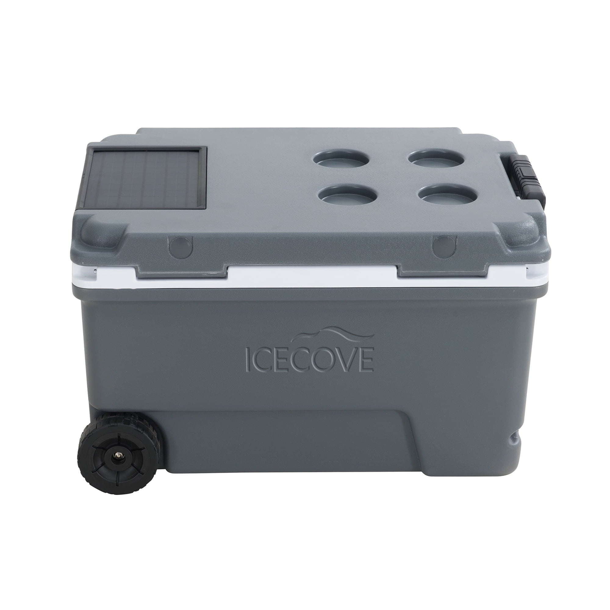 IceCove 60-Quart Solar Cooler - Castlerock Grey