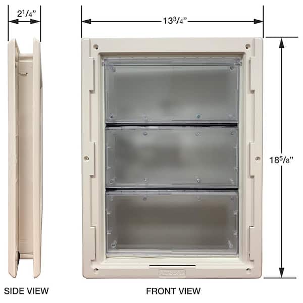 10.25 in. x 15.75 in. Large AirSeal Dog and Pet Mount Door