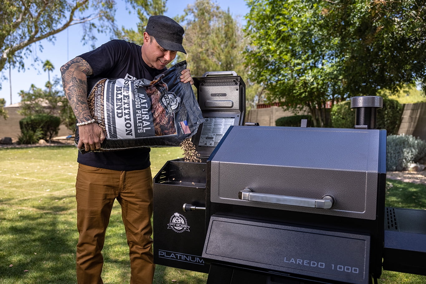 Pit Boss 100% All-Natural Hardwood Competition Blend BBQ Grilling Pellets, 40 Pound Bag