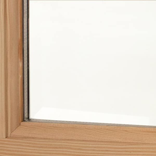 36 in. x 80 in. 3-LIte 1 Panel with V-Grooves Unfinished Right Hand Douglas Fir Prehung Front Door Left Sidelite