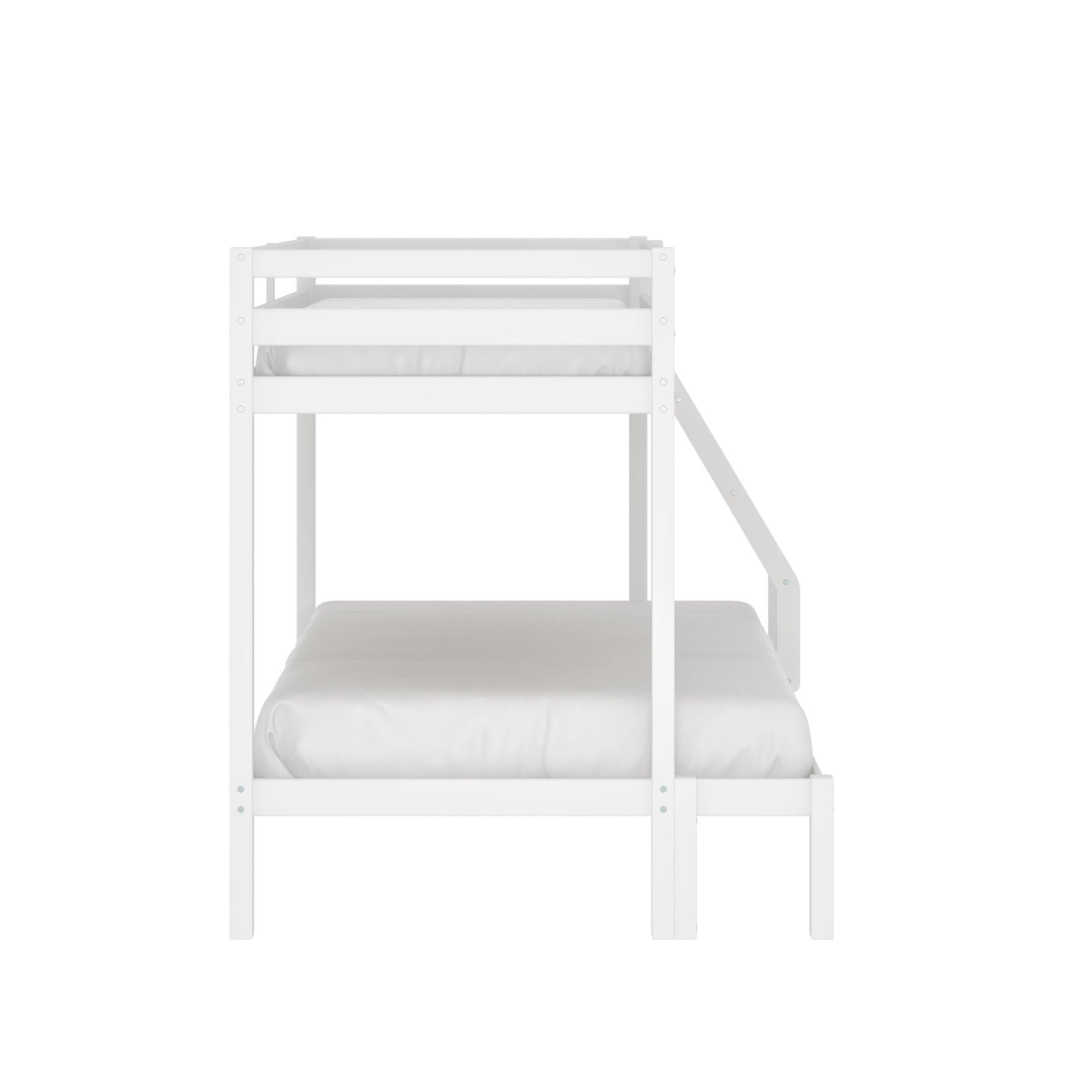 Campbell Wood Twin Over Full Convertible Bunk Bed, White