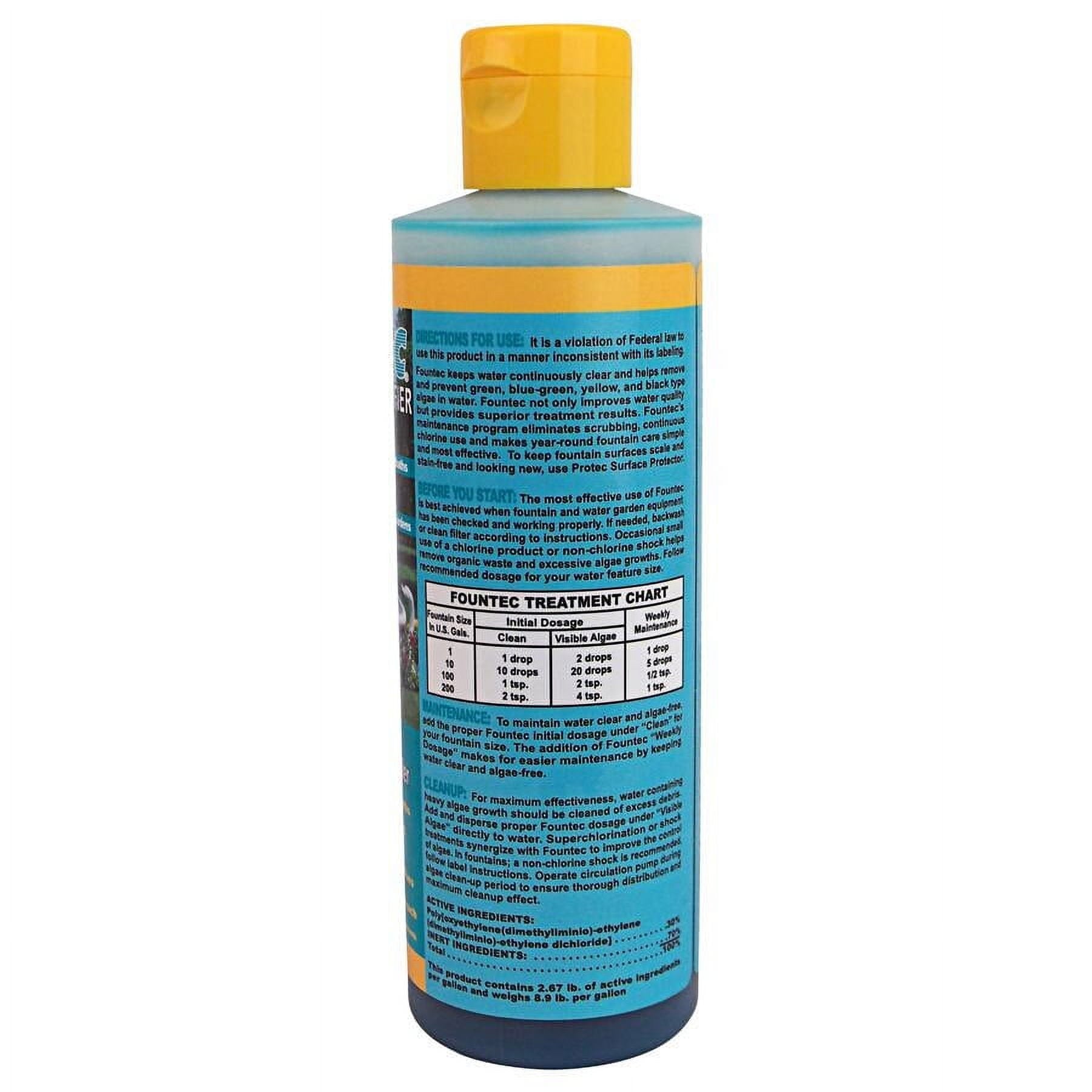 Design Toscano Fountec Garden Fountain Algaecide and Water Clarifier