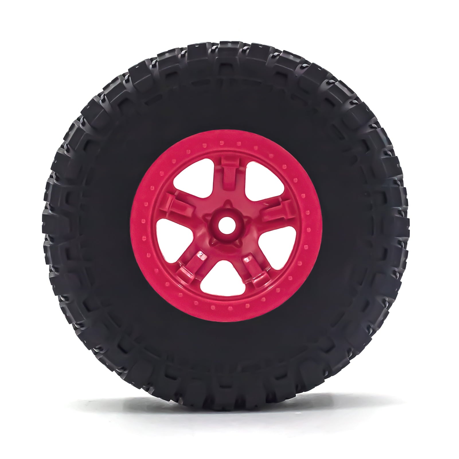 RC Crawler Rubber Tires RC Car Tires 4pcs 12mm Hex Replacement for 1/10 RC Short Course Truck