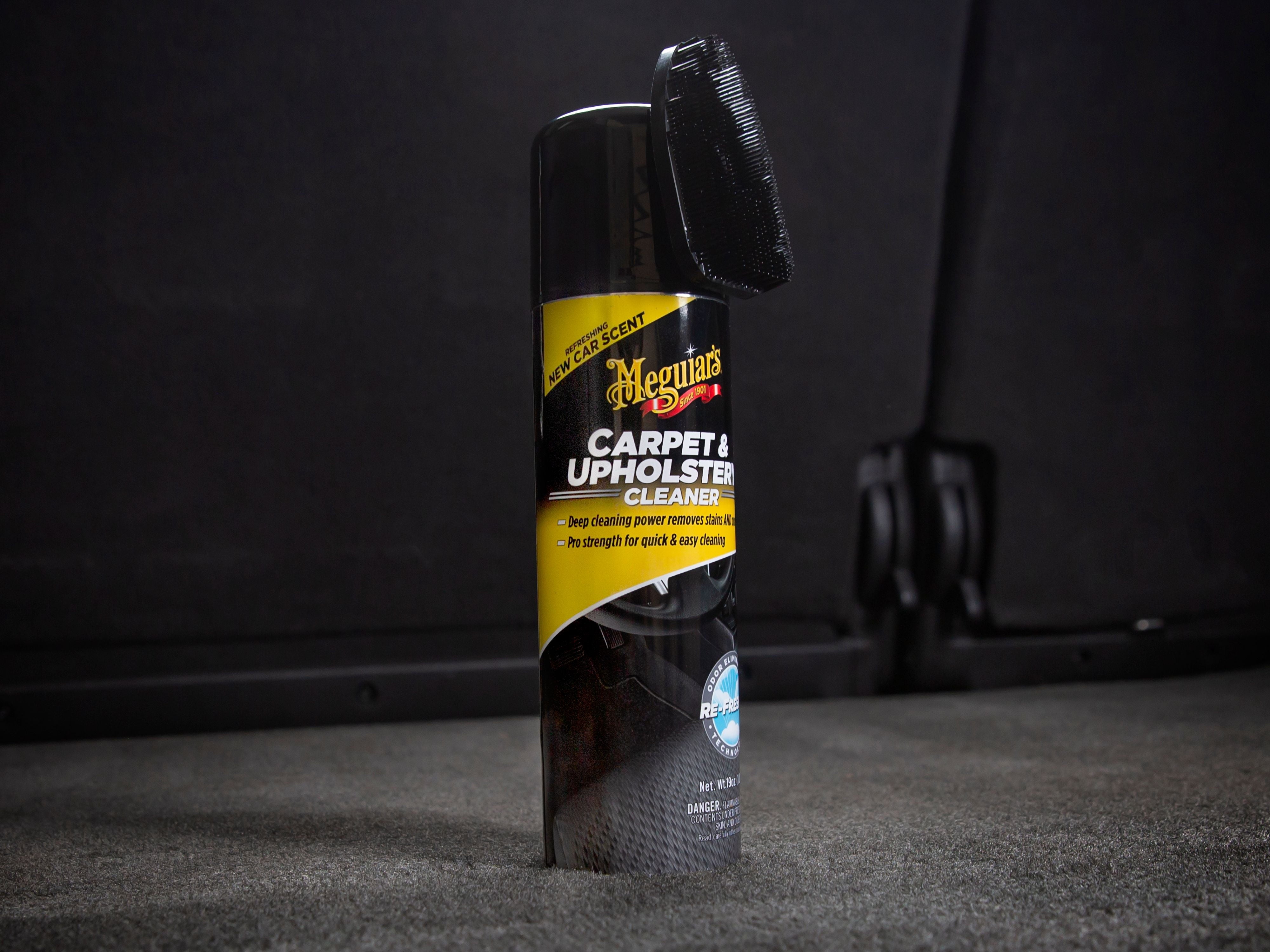 Meguiar's Carpet & Upholstery Cleaner, G191419, 19 Oz, Foam Spray