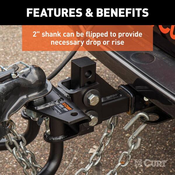 Round Bar Weight Distribution Hitch (8K - 10K lbs., 31-5/8