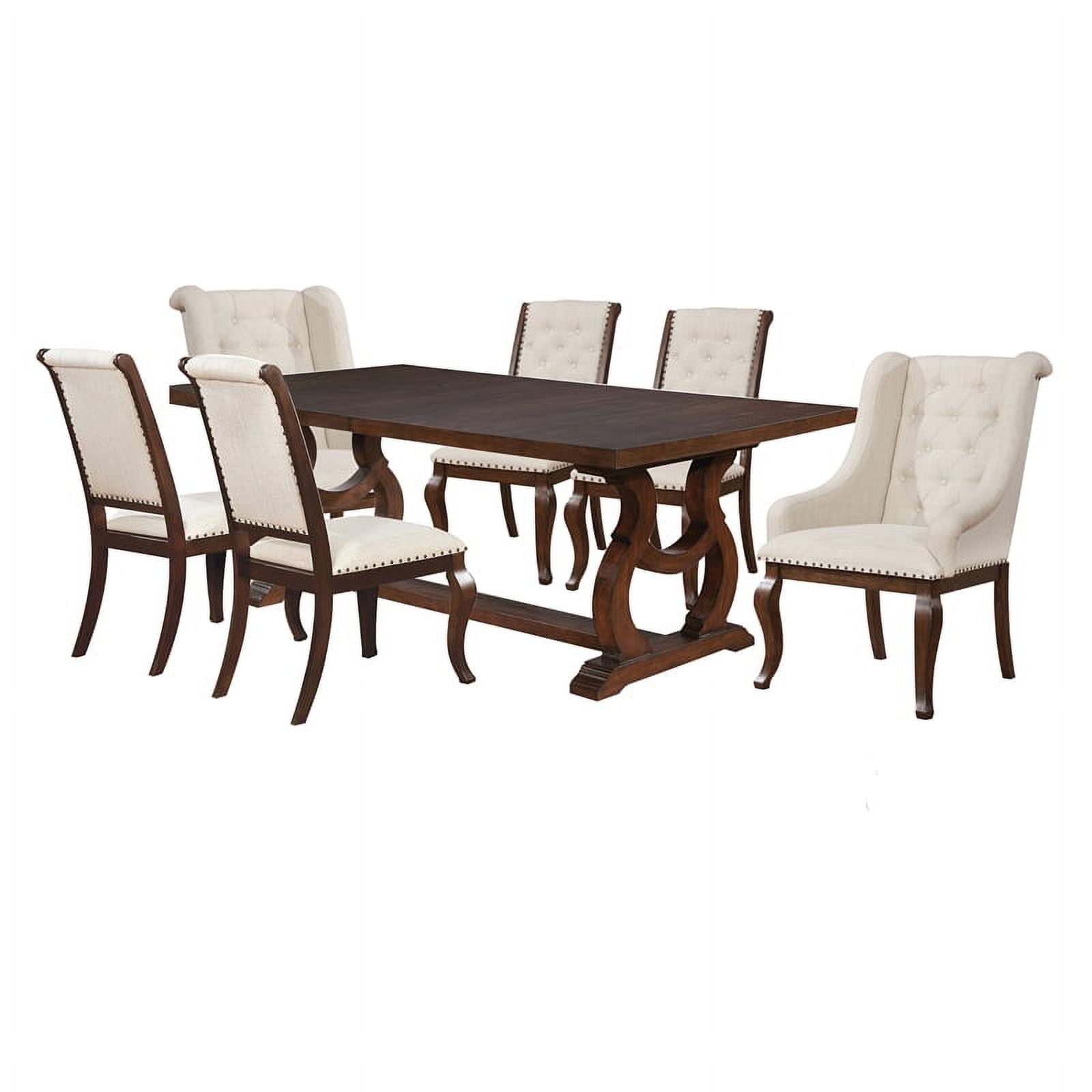 Brockway Rectangular Trestle Dining Set