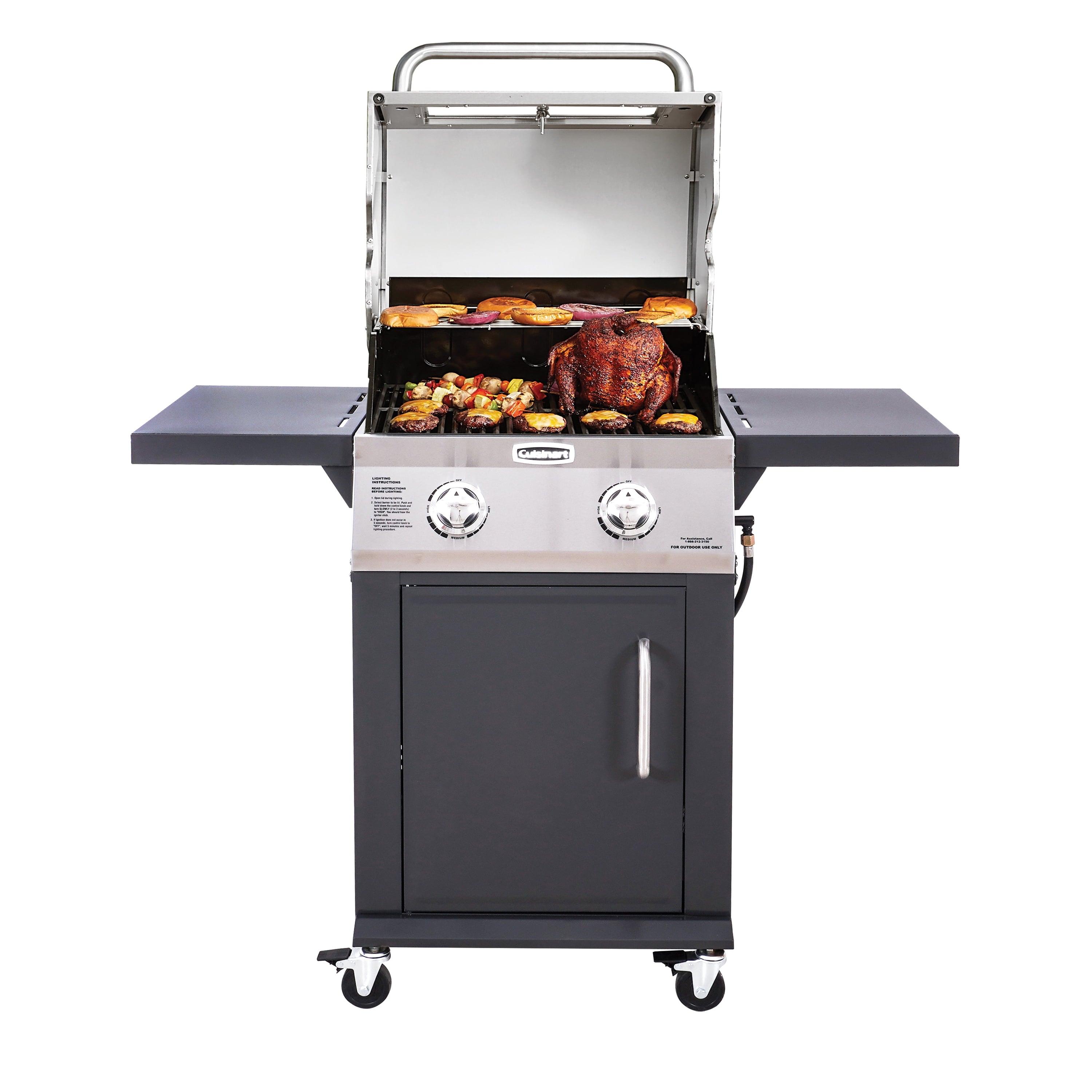 Cuisinart 2-Burner Dual Fuel Gas Grill (Propane/Natural Gas)