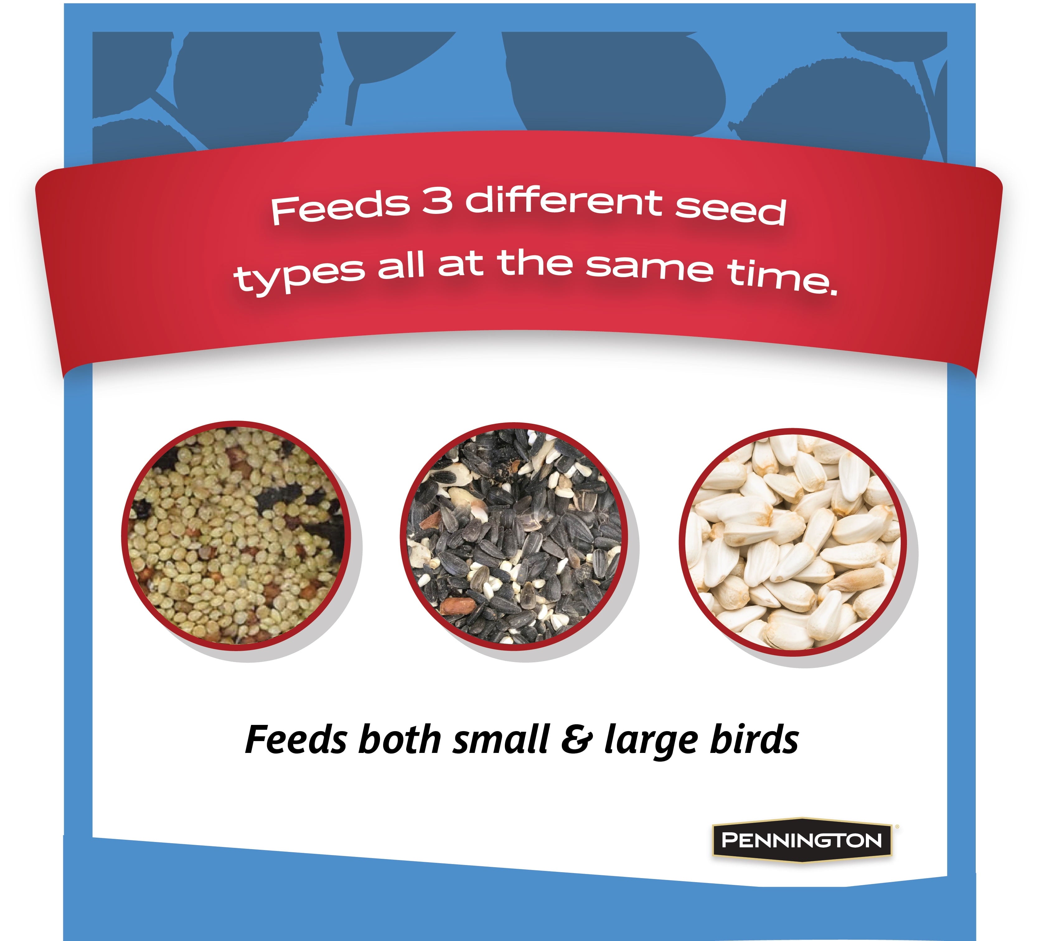 Pennington Black Resin Ecotube Swirl Wild Bird Tube Feeder, 5 lb. Capacity