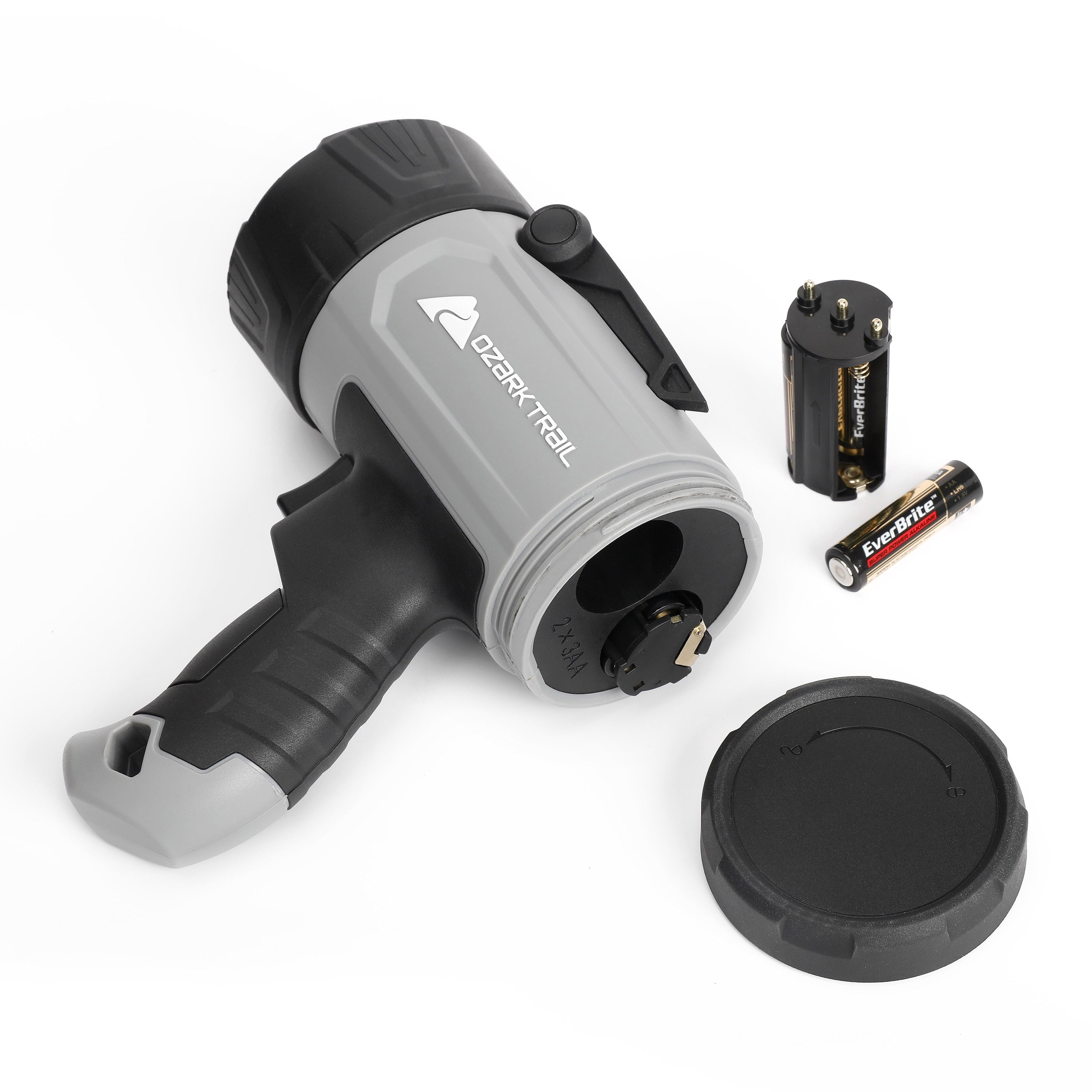 Ozark Trail LED Battery Spotlight with Rubber Bumpers, 1000 Lumens, Model 31657, 1.76 lb