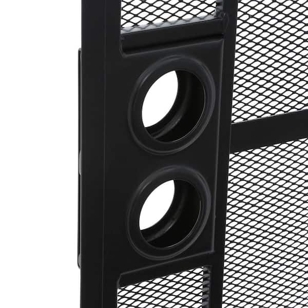 36 in. x 80 in. 805 Series Black Defender Security Door