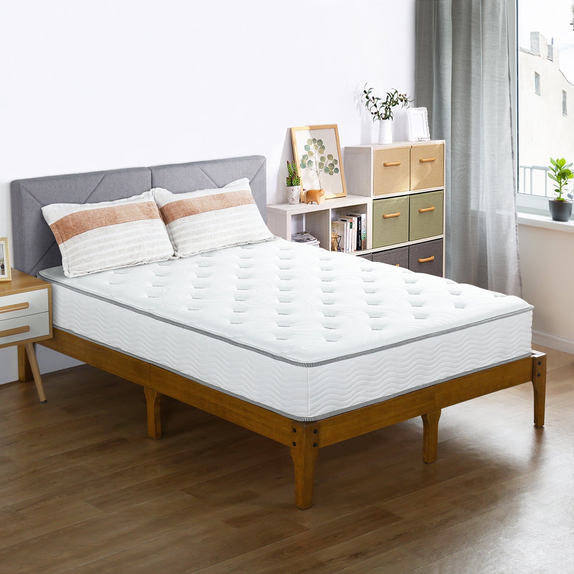 10 Inch Cool Sleeper Hybrid Mattress, Plush, Queen