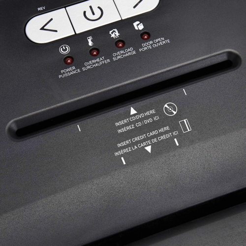 Amazon Basics 18 Sheet Cross Cut Paper, CD, and Credit Card Shredder, Black