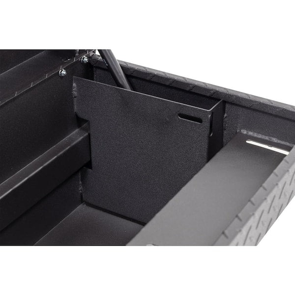 56 in. Matte Black Aluminum Low Profile Long Lo-Side Truck Tool Box