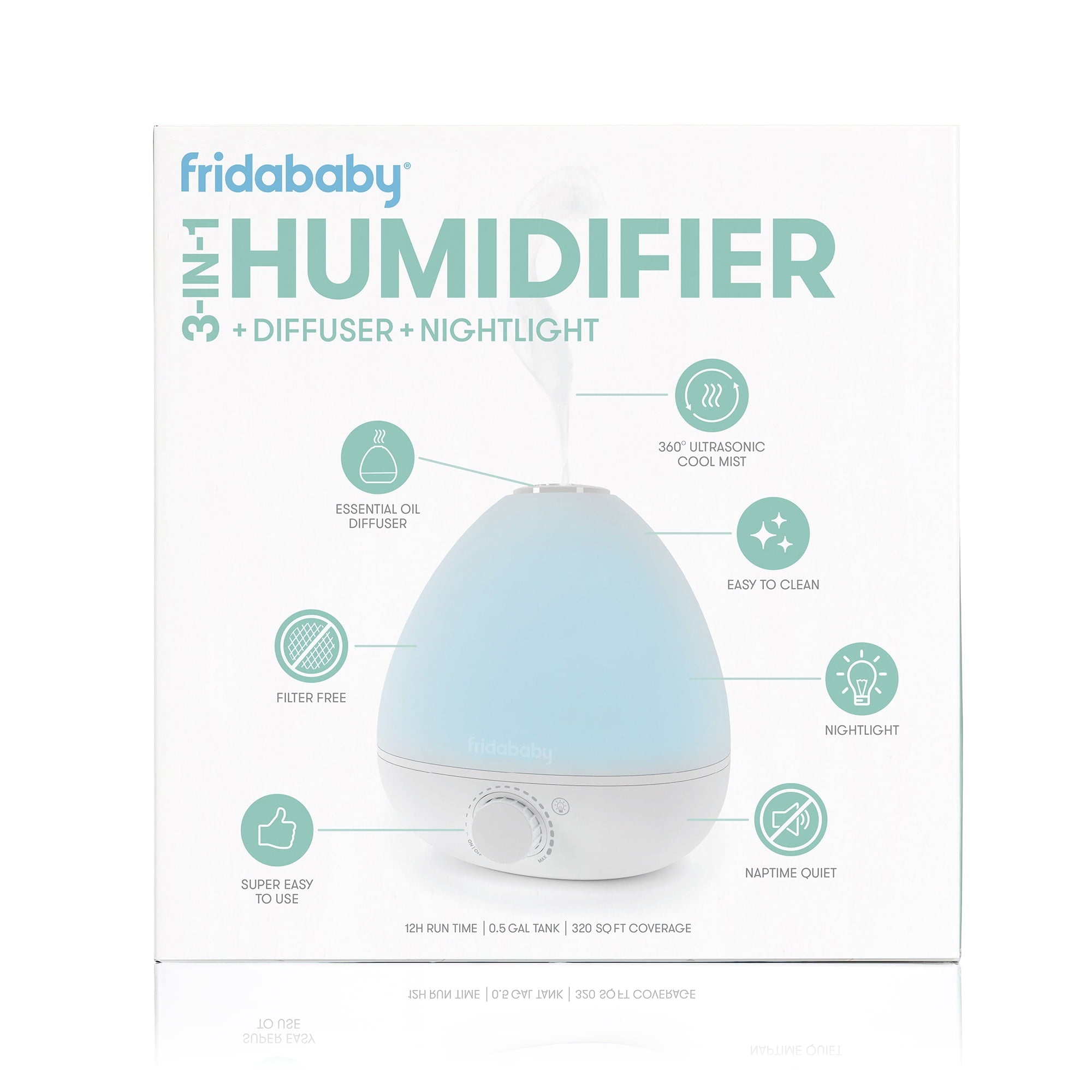 Fridababy BreatheFrida 3-in-1 Humidifier, Diffuser and Nightlight