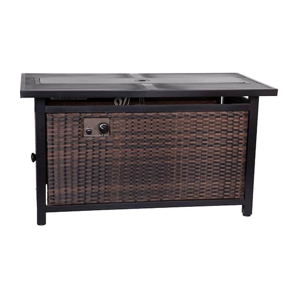 Black Plastic Fire Pit Table