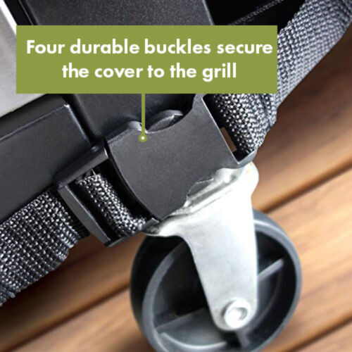 Cuisinart 70-In. Heavy-Duty Rectangular Grill Cover in Black