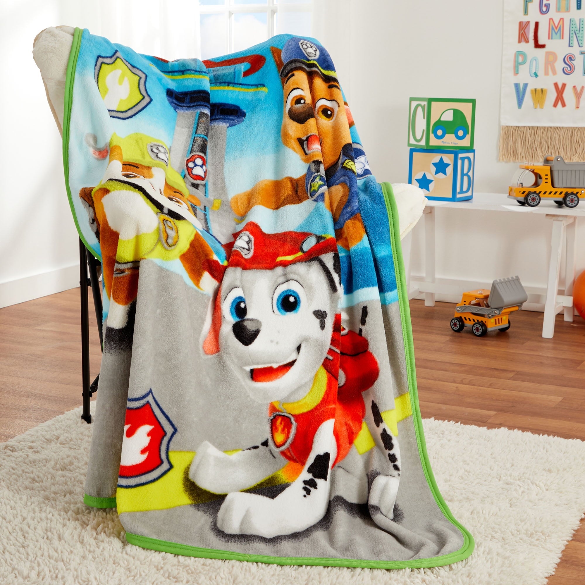 PAW Patrol Kids Coral Fleece Throw, 46 x60, Nickelodeon