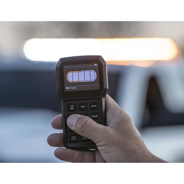 48 in. Amber/Clear LED Light Bar with Wireless Controller