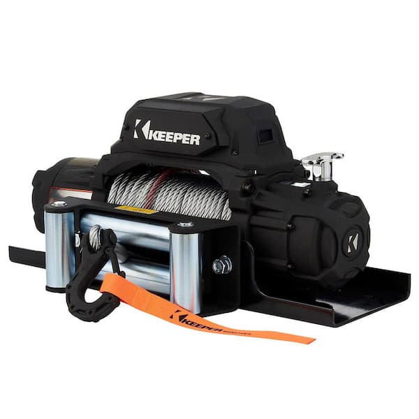 12-Volt DC 9,500 lbs. Electric Winch