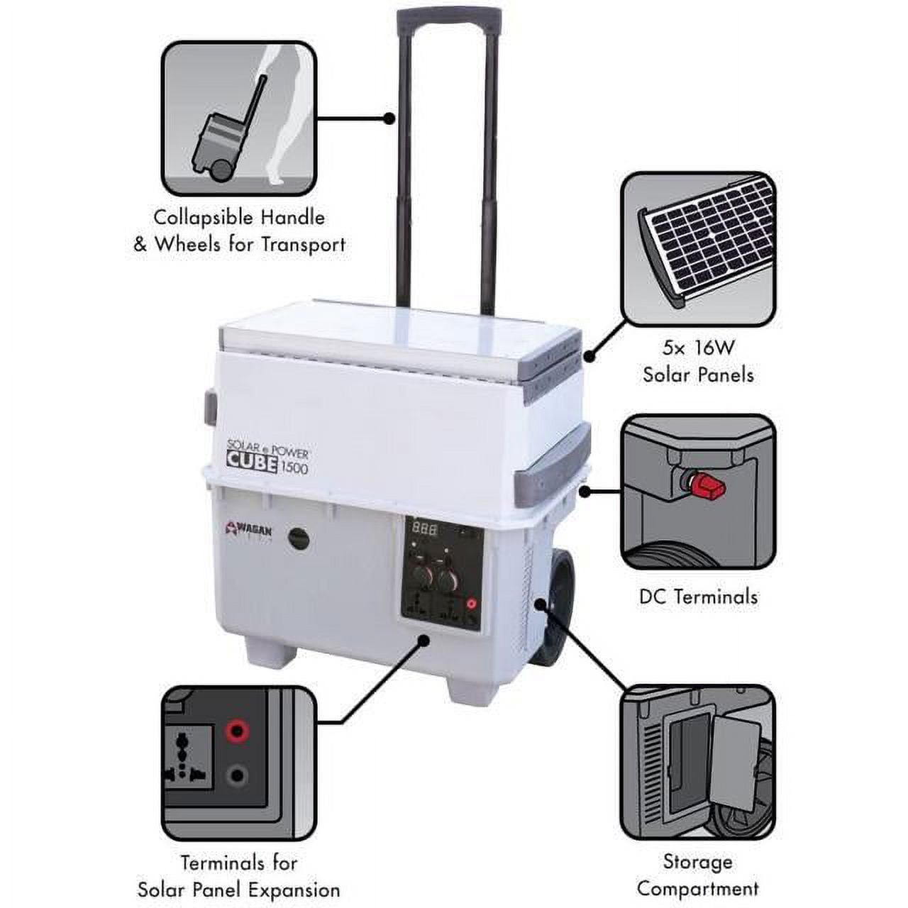 Wagan Corp Solar E Portable Power Cube