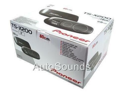 AUTHENTIC PIONEER TS-X200 4" 3-WAY COAXIAL SURFACE REAR DECK MOUNT SPEAKERS