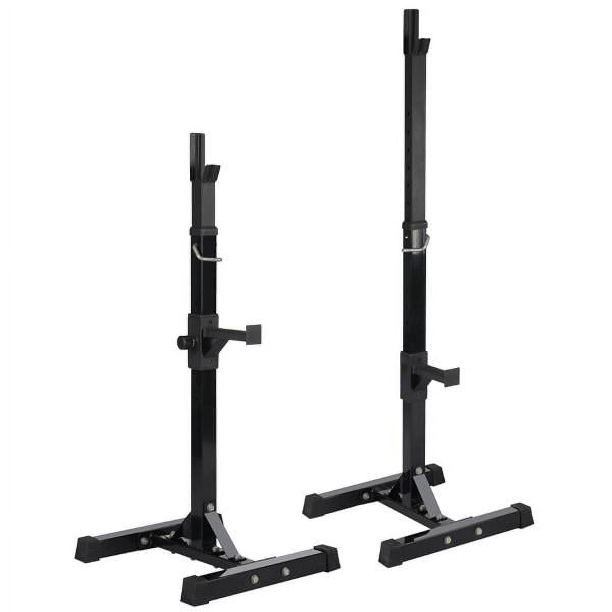 Easyfashion 2 Pieces Adjustable Adjustable Squat Rack Stand