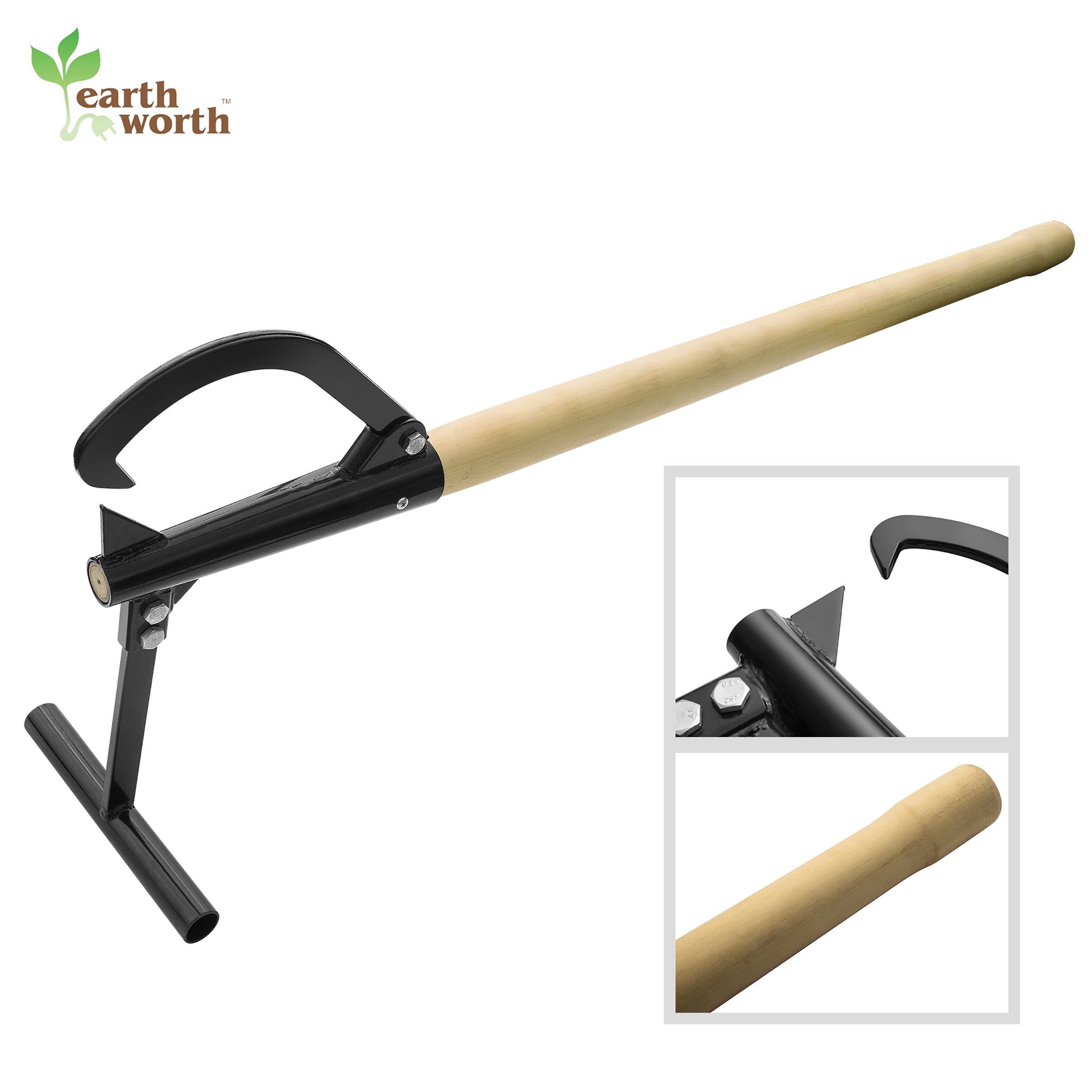 Earth Worth Timberjack Log Lifter, 48 in. Wood Handle