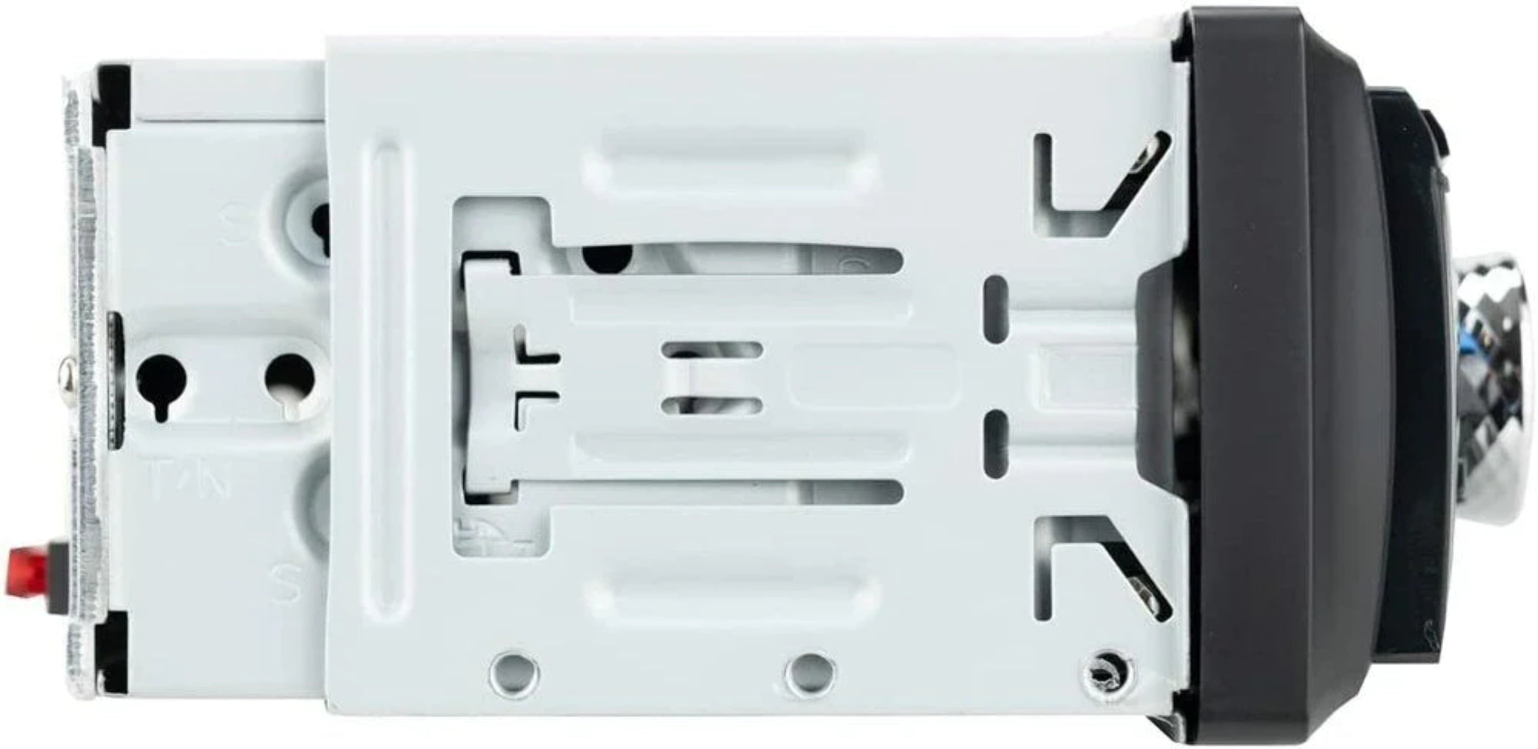 Jensen MPR2121 | 12 Character LCD Single DIN Car Stereo Receiver | RGB Custom Colors | Push to Talk Assistant | Bluetooth Hands Free Calling & Music Streaming | AM/FM Radio | USB Playback & Charging