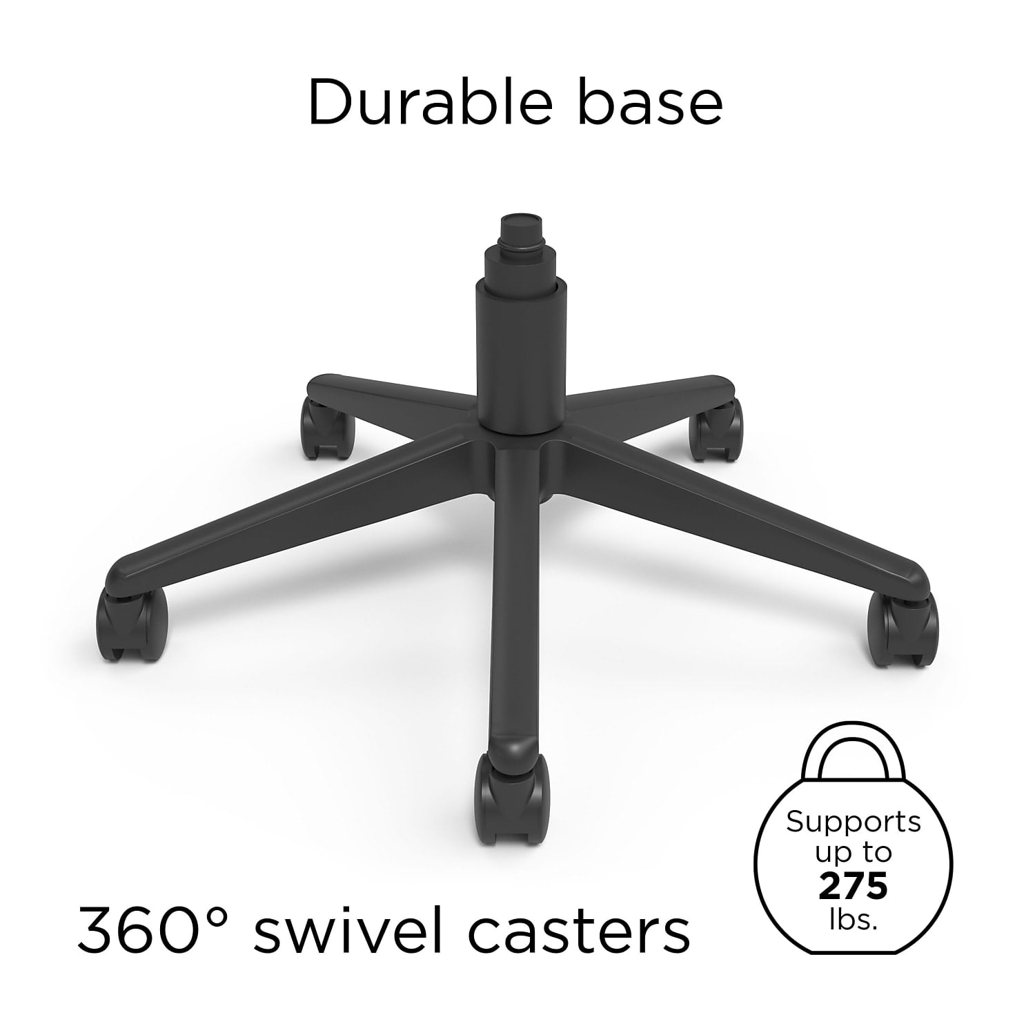 Staples Kroy Mesh Task Chair Black UN59456