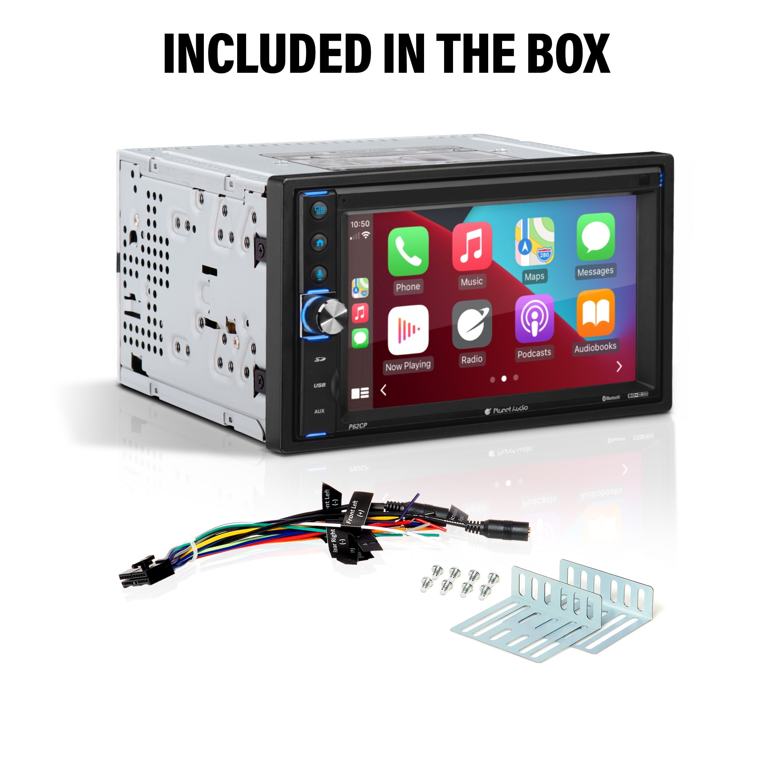 Planet Audio P62CP 6.2” Car Stereo - Apple CarPlay