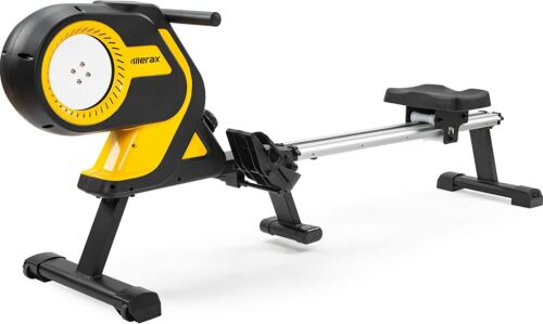 Magnetic Folding Rowing Machine Indoor Rower Machine with 46 Inch Slide Rail, Ma