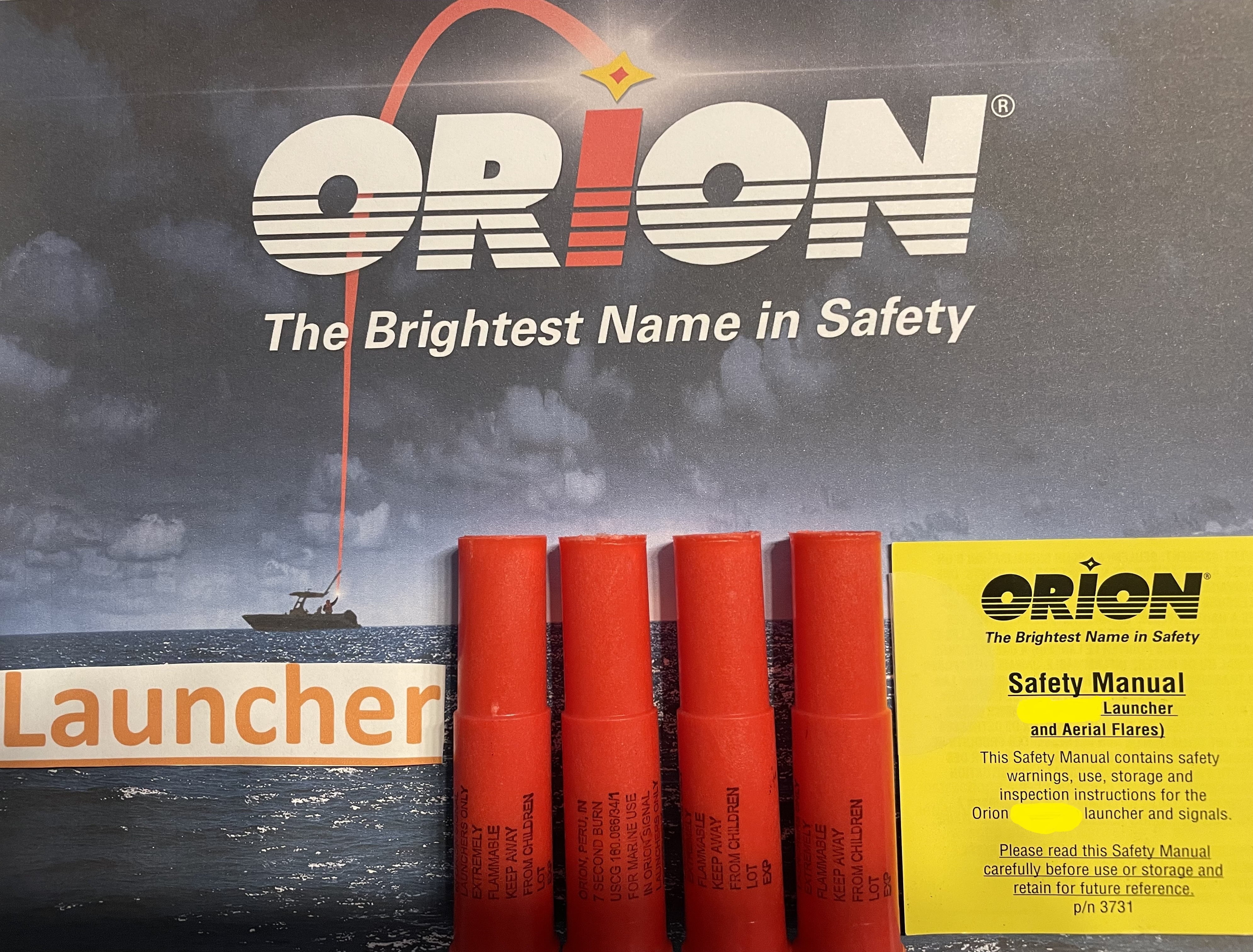 Orion HP Red Aerial Marine Flare.
