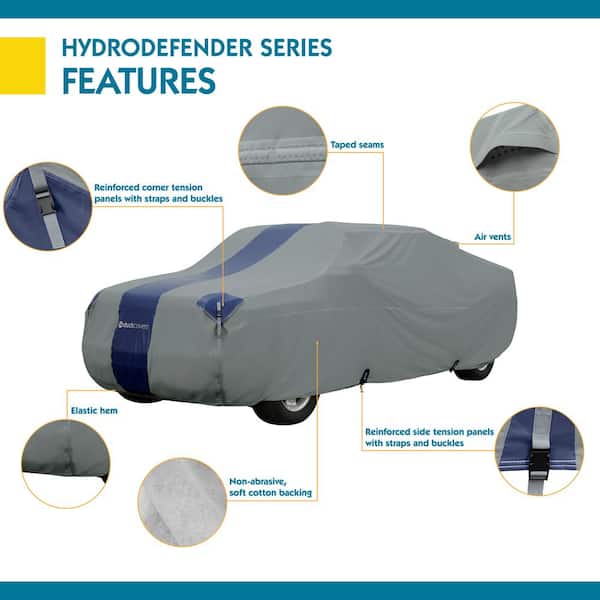 Duck Covers HydroDefender 266 in. L x 82 in. W x 66 in. H Weatherproof Truck Cover fits Standard Bed LWB Truck
