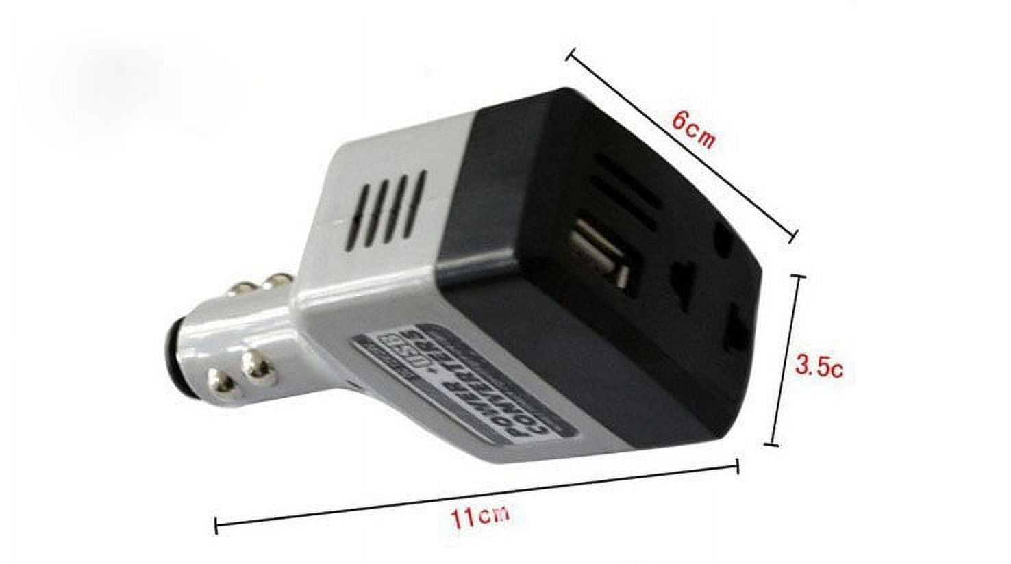 Car Power Converter Inverter 12V/24V for 220V Adapter Charger Car Cigarette Lighter Socket Power+USB Converter